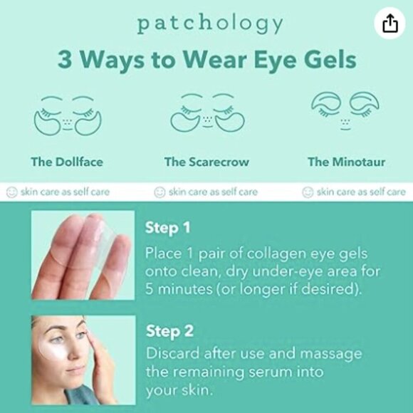 🌿 Innovative Soothing Rejuvenating Patchology FlashPatch Eye Gels - 15 Pairs - Picture 10 of 15